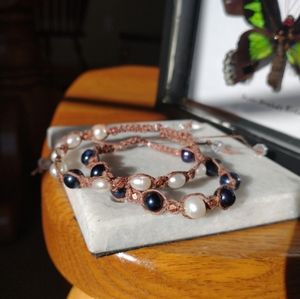 ♊Freshwater Pearl Bracelet Set